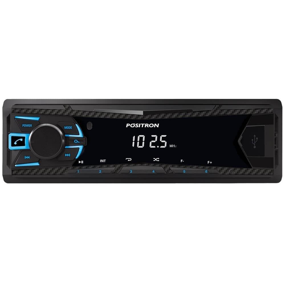 Rádio Mp3 Player Sp2230bt Fm Usb Aux Bluetooth Positron em Oferta na Shopee