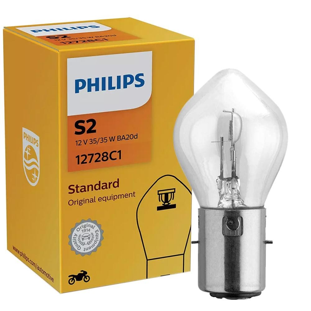 Lampada Philips Standard Traxx Moby 50 35/35w 12v S2 Farol - Spare Parts and Accessories for Vehicles
