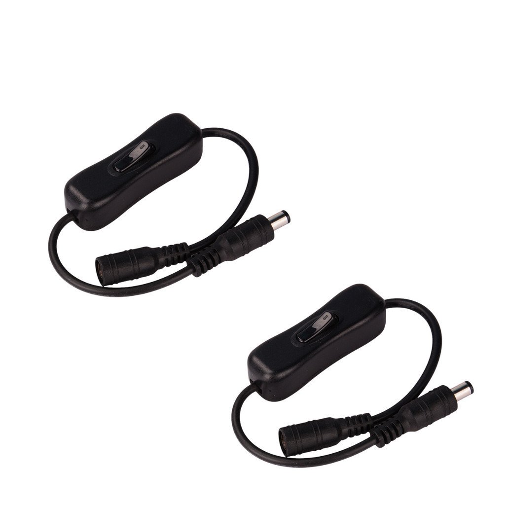 Kit 2 Interruptor Liga Desliga P4 Fita Led 12v On Off Para Fita Iluminação e CFTV Preto em Oferta na Shopee