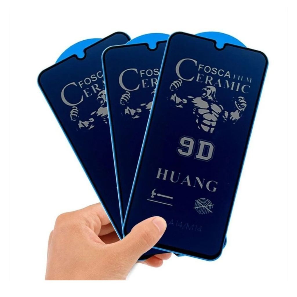 Película Cerâmica Fosca Hidrogel 9D Compatível iPhone 6 ao 15 Pro Max