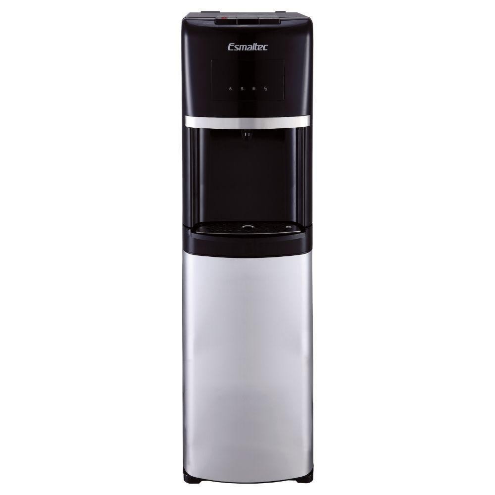 Bebedouro de Coluna Esmaltec Gelágua EGCQF HE Compartimento de garrafão interno Inox 127v