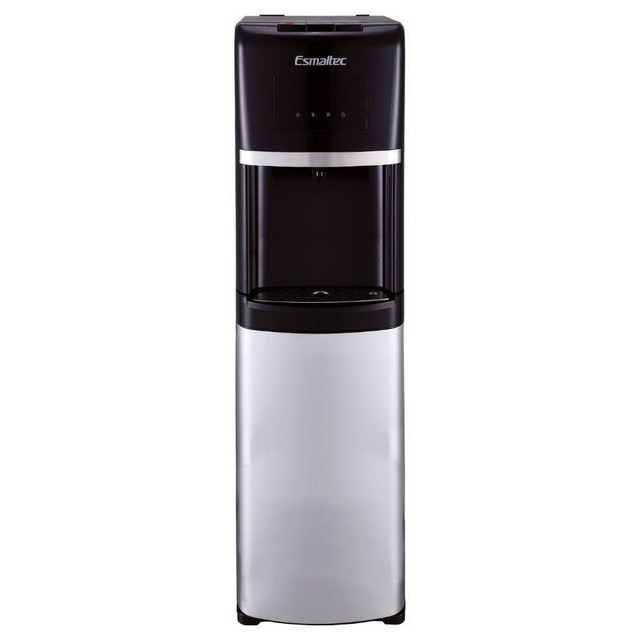 Bebedouro de Coluna Esmaltec Gelágua EGCQF HE Compartimento de garrafão interno Inox 127v