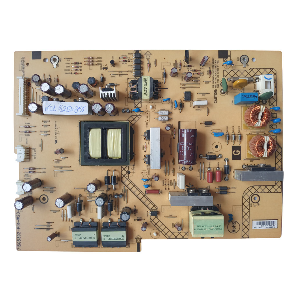 Placa Fonte TV Sony KDL-32EX355 715G5392-P01-W20-003E Orig.