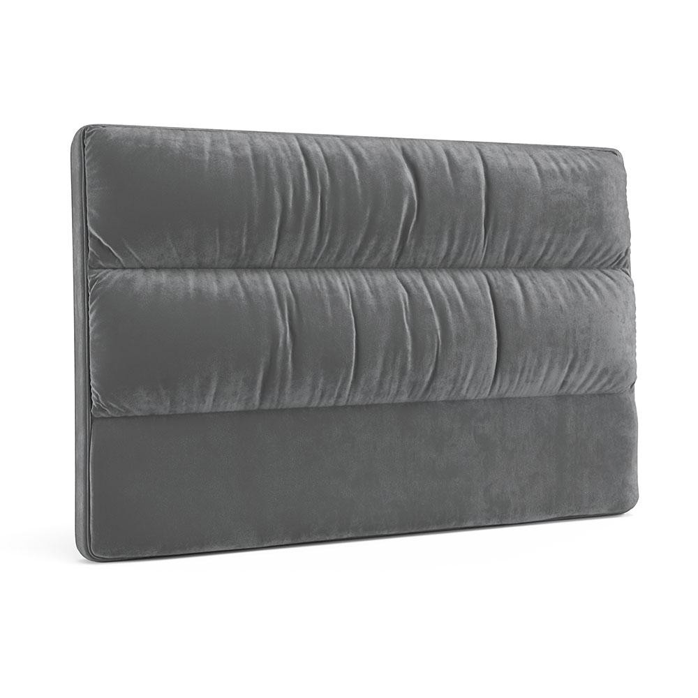 Cabeceira Queen Erikson Velosuede Grafite em Oferta na Shopee