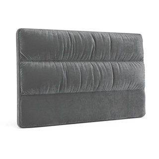 Cabeceira Queen Erikson Velosuede Grafite em Oferta na Shopee