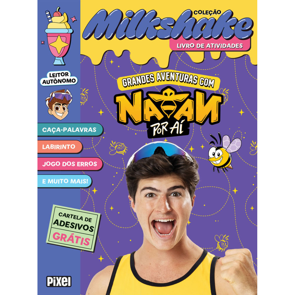 GRANDES AVENTURAS COM NATAN POR AÍ COLEÇÃO MILKSHAKE em Oferta na Shopee