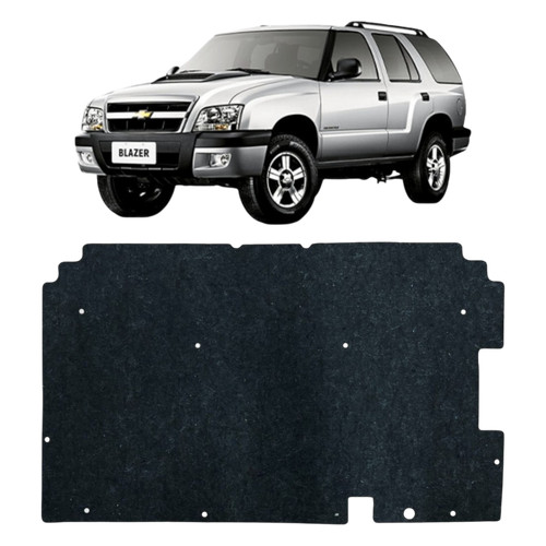 Forro Manta De Capô Revestida Termo Acústica Blazer S10 1995 1996 1997 1998 1999 2000 Com Presilhas