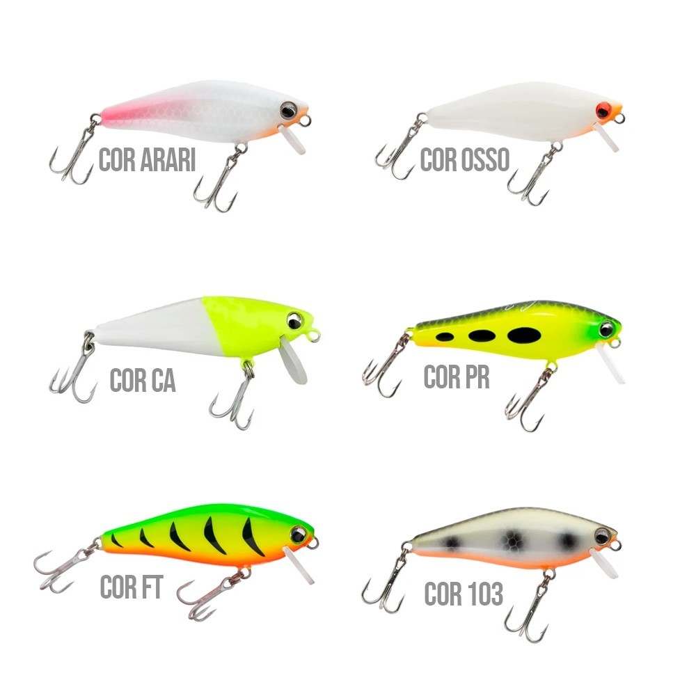 Isca Artificial Meia Água Letal Shad 100 10cm 20g - OCL
