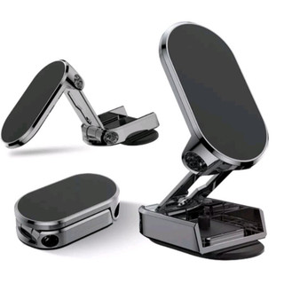 Suporte Magnético Forte Para Telefone De Carro Giratório Smartphone De Celular Dobrável A…