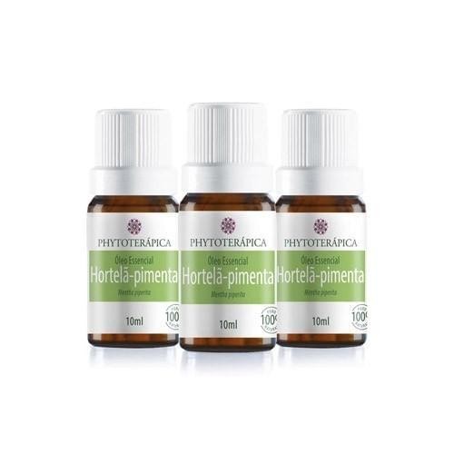 Kit 3x Óleo Essencial de Hortelã-Pimenta (Menta) - 10ml em Oferta na Shopee