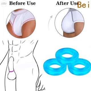 Novo Lançamento-Anel De Atraso Para Homens , Círculo Azul Transparente C Resistência Extra E Prazer