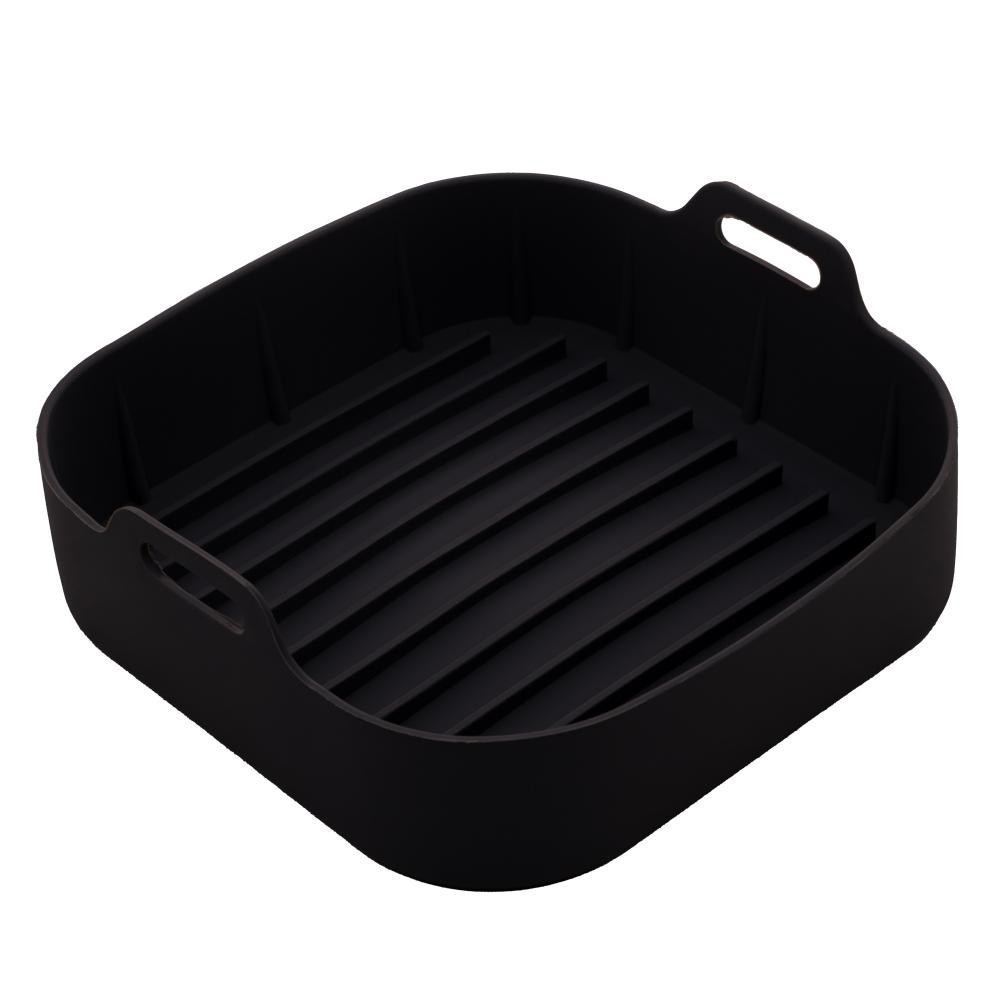 Forma Quadrada Lyor de Silicone para Air Fryer Preta - Home & Living
