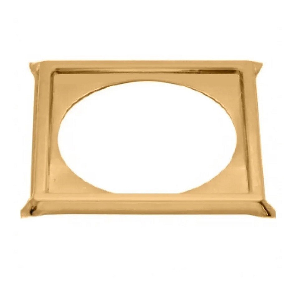 Porta Grelha Ralo Click 10x10 Suporte Dourado Gold Inox