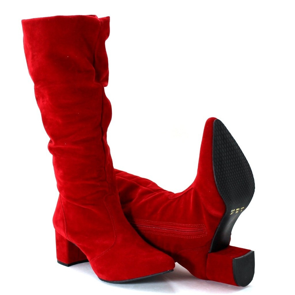 Bota Vermelha Salto Grosso: Onde Comprar | BuscaProdutos
