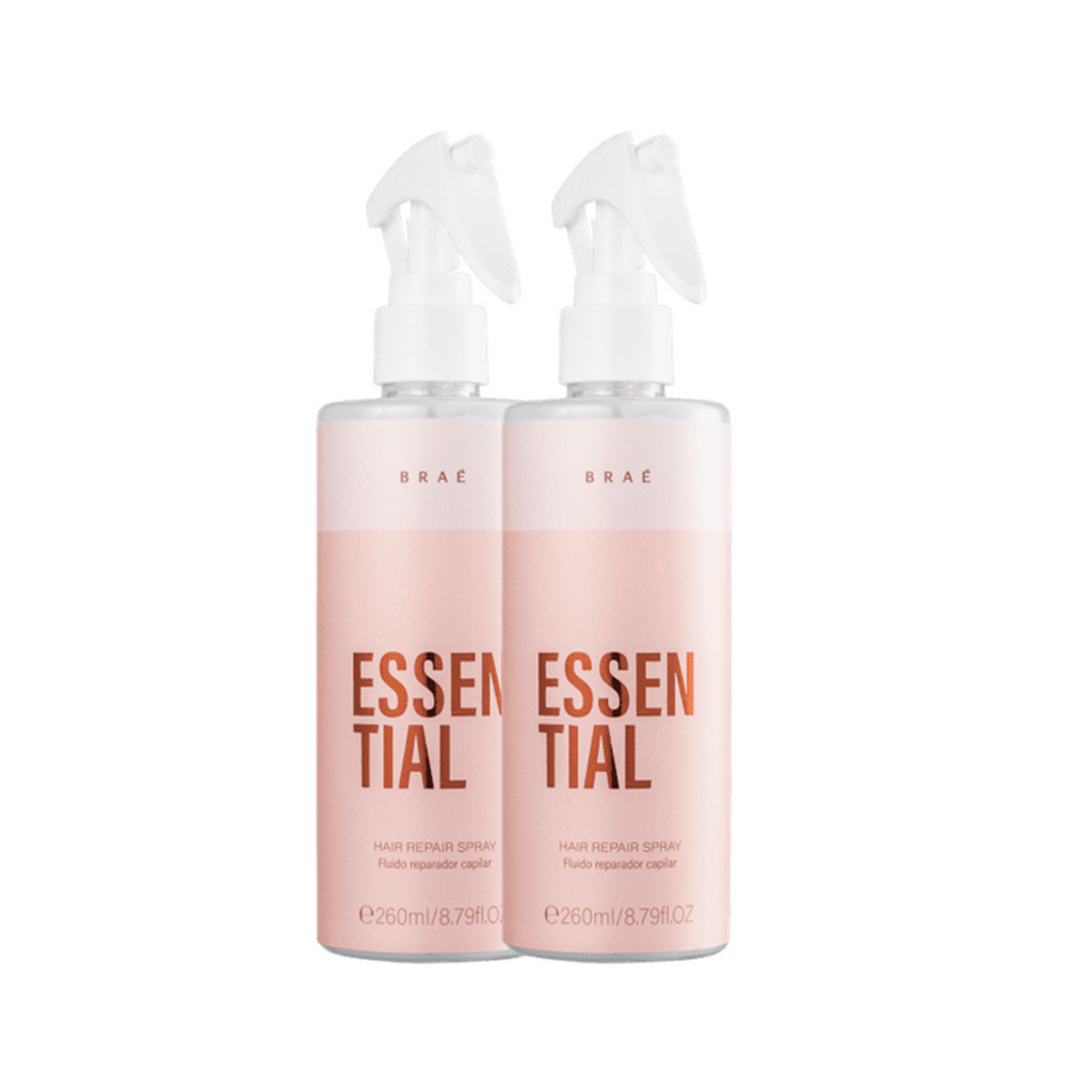 Kit 02 Leave-in Essential 260ml - BRAÉ em Oferta na Shopee