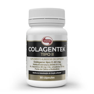 Colagentek Tipo II 30 Capsulas 790MG Colágeno Tipo II Vitafor