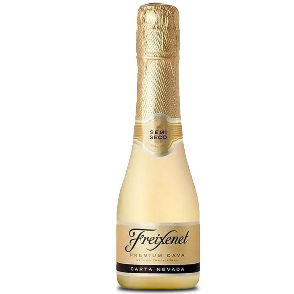 Freixenet Cava Carta Nevada Espumante Branco Espanhol Macabeo 200ml - Food & Beverages