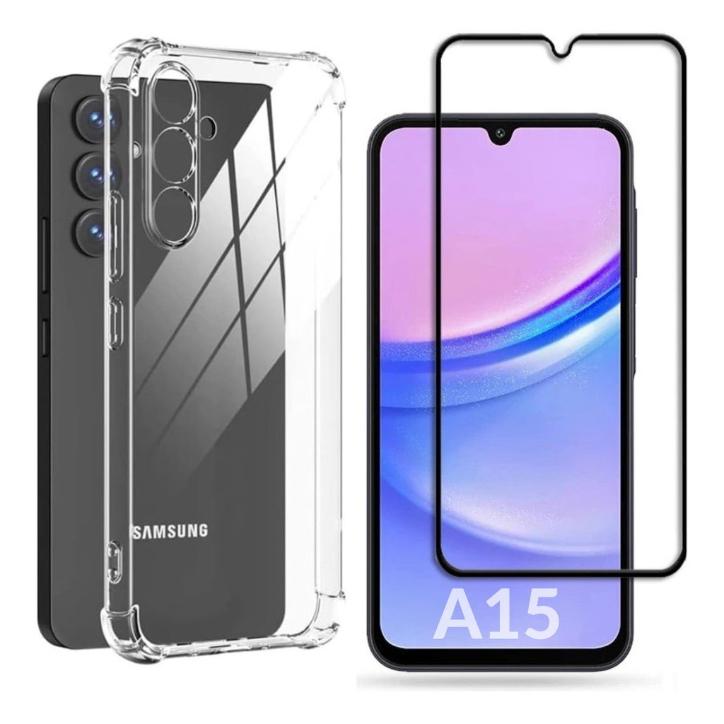 Capa Case Capinha Para Galaxy A15 5G + Película 3D Vidro Temperado em Oferta na Shopee