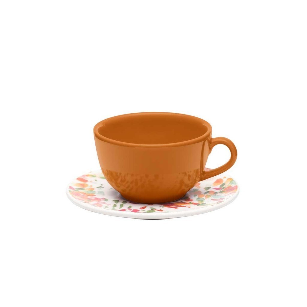 Xícara Grande 200 Ml Com Pires Oxford Unni Monet em Oferta na Shopee