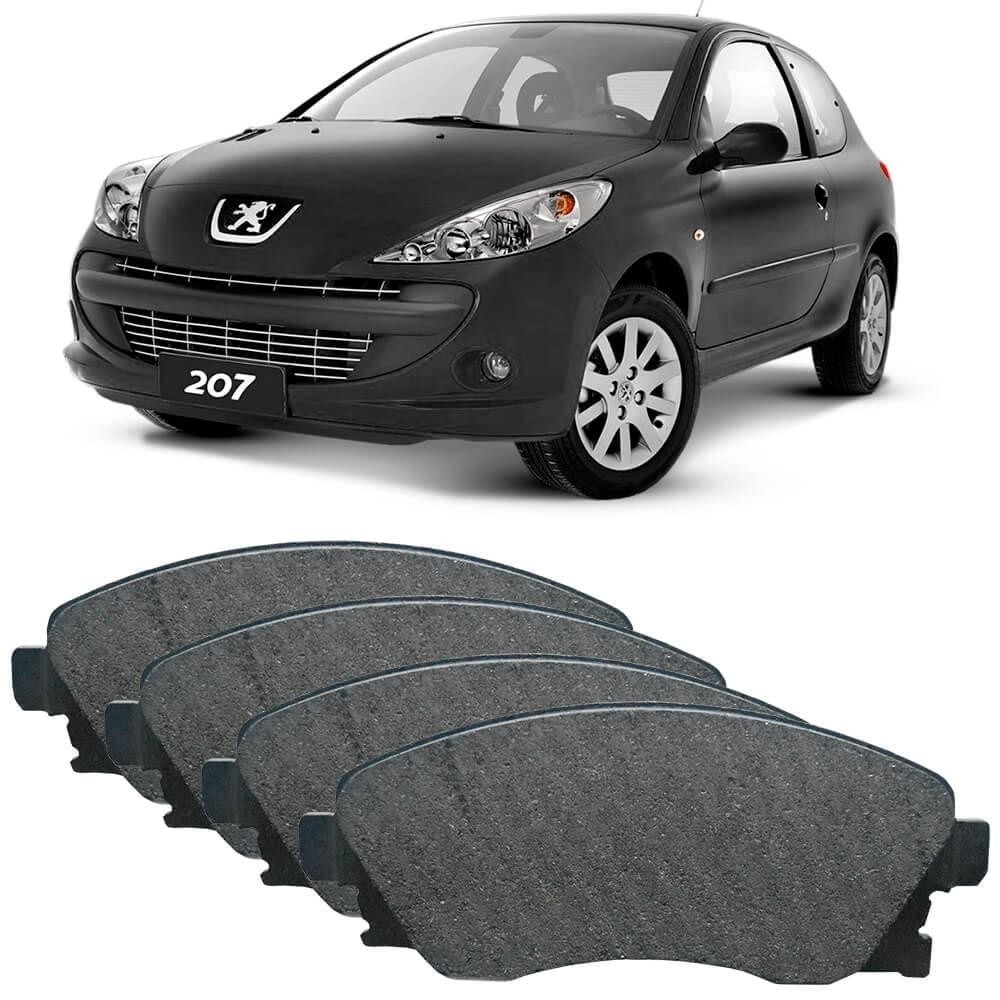Detalhes do Kit Pastilha Freio Peugeot 207 2009 A 2013 Dianteira Syl