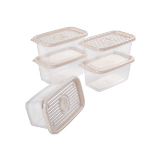 Conjunto 5 Potes Pop 150ml Retangular Marmita Guloseimas Escola Cozinha - Plasútil em Oferta na Shopee