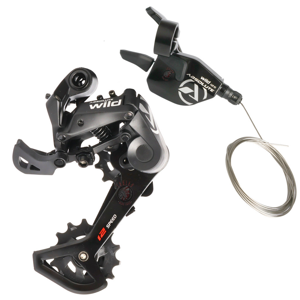 Kit Câmbio Traseiro + Alavanca Absolute Wild 2 12v 1x12v PARA K7 11/50 ou 11/52 em Oferta na Shopee