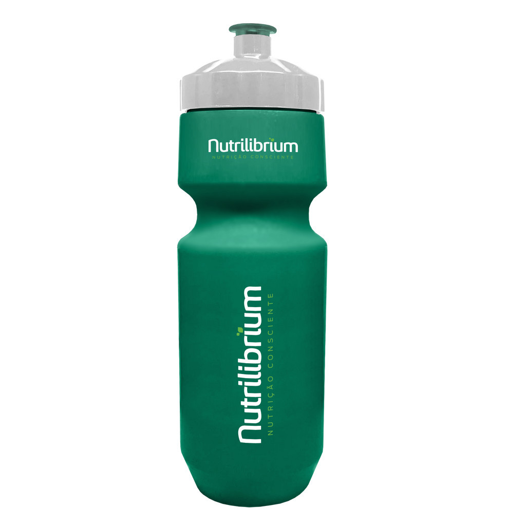 Garrafa Água Squeeze 700ml Verde Nutrilibrium em Oferta na Shopee