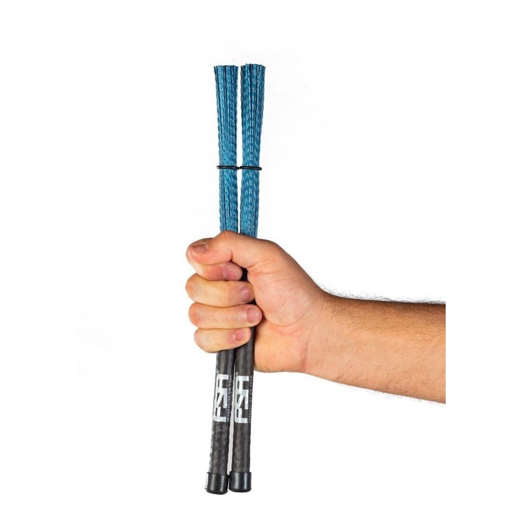 Vassourinha Para Cajon Fsa Wavebrush Slim - Par Azul