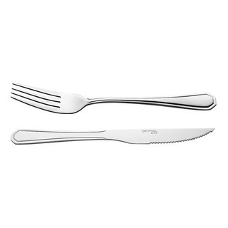 Jogo Garfo Faca Inox 12 Peças Bar/restaurante Bufffet em Oferta na Shopee