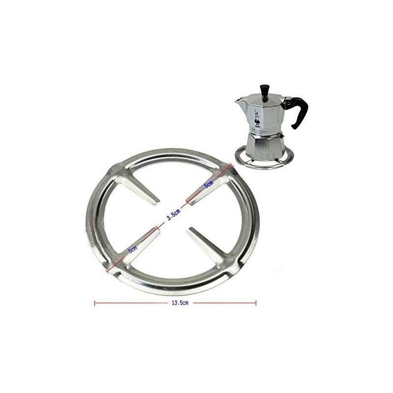 Redutor Grelha Base De Cafeteira Cromado Italiana P/ Boca De Fogão
