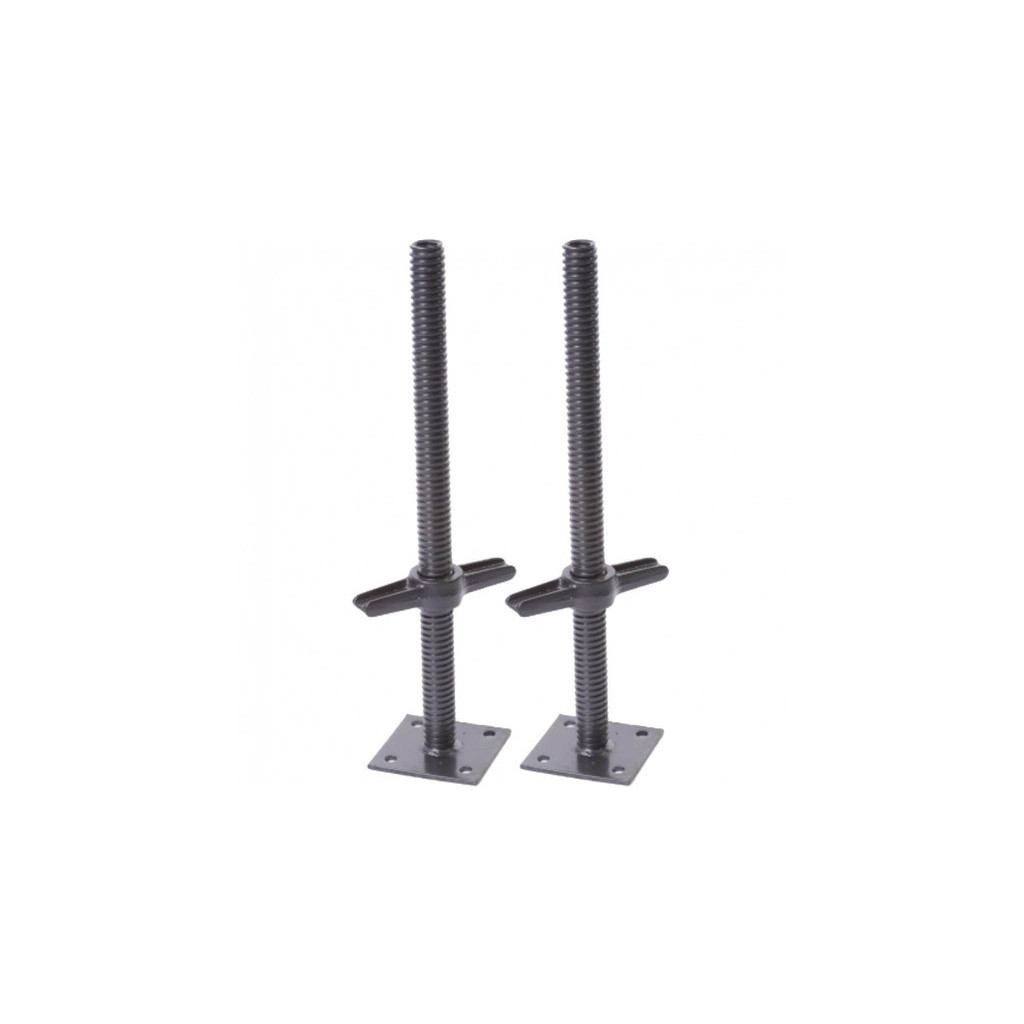 Kit com 2 Sapata Ajustável para Andaime - Metalpama