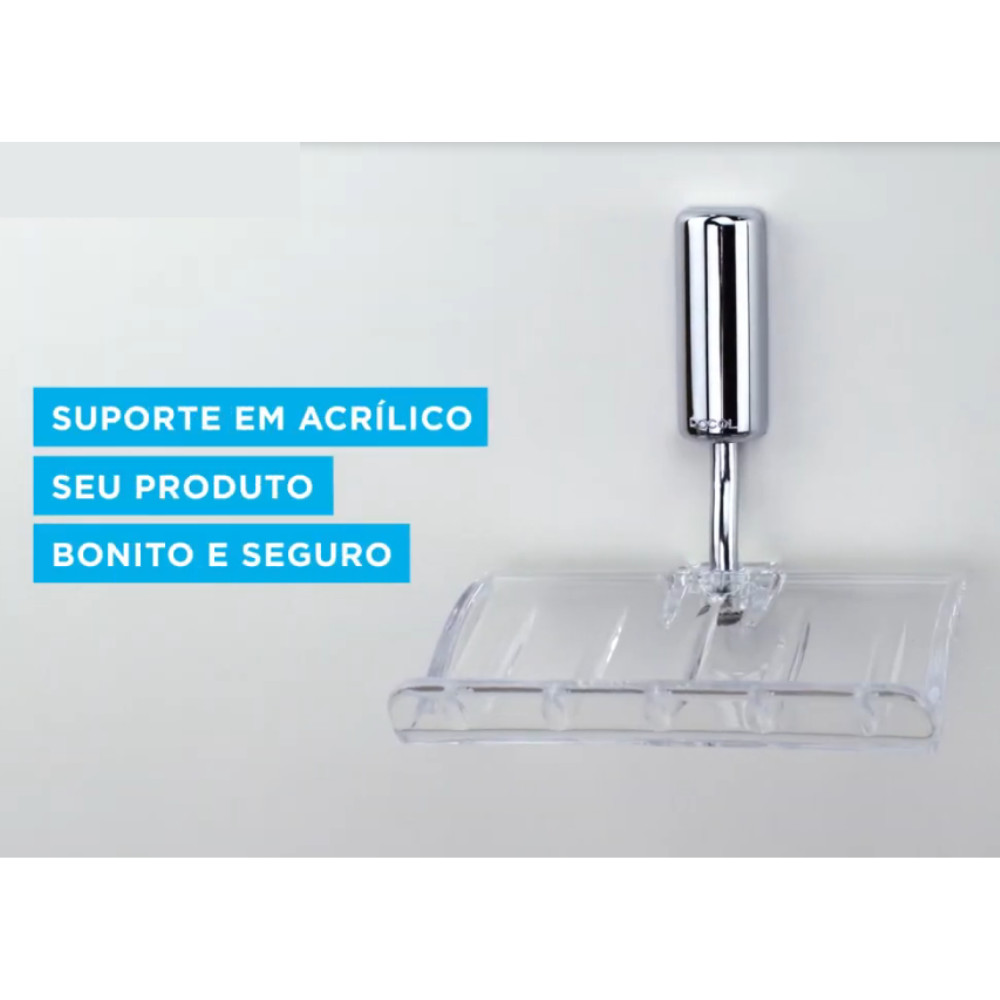 Saboneteira Idea Acessórios Docol Cromada — imagem 2 de 2