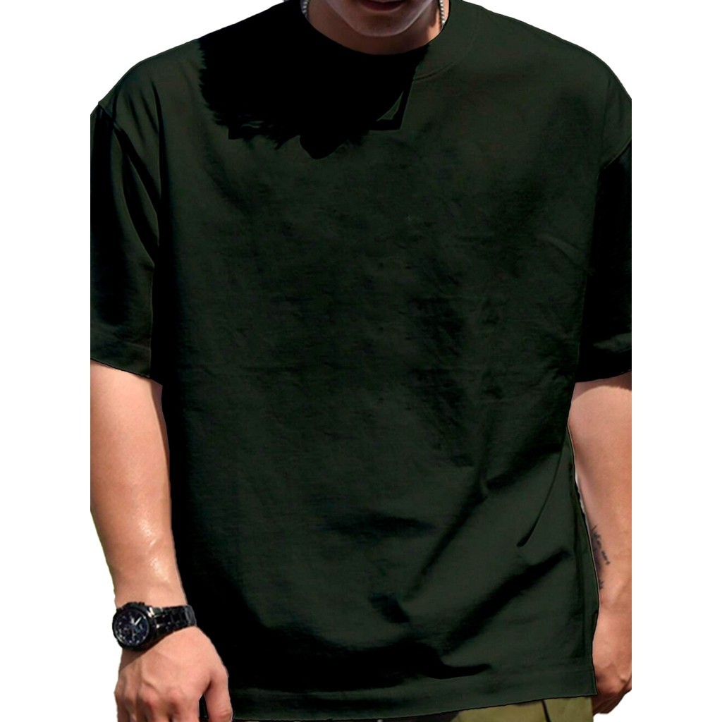 Camiseta Sem Estampa Variadas Blusa Casual Simples Camisa T Shirt Estampa Bordado Oversized Unissex