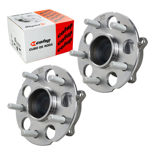 Par Cubo Roda Traseiro Com Rolamento Abs Crv 4x2 Cofap em Oferta na Shopee