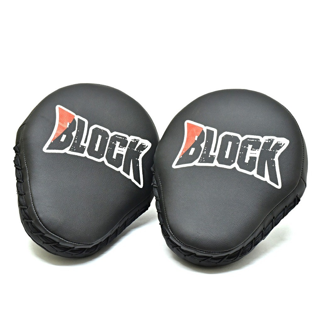 Manopla De Foco Preta Boxe Muay Thai Karatê Aparador De Soco