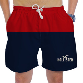 Short Listrado Bermuda Adulto Masculino Holister Com Bolso