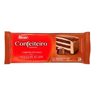 Cobertura Fracionada Chocolate Ao Leite Confeiteiro Barra Harald 1,01Kg