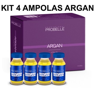 Kit 4 ampolas de argan 17 ml