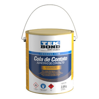 Cola De Contato 2,8kg Sapateiro Carpinteiro Extra Forte Couro Tekbond em Oferta na Shopee