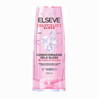 CONDICIONADOR GLYCOLIC SELA GLOSS ELSEVE 200ML em Oferta na Shopee