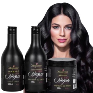 Matizador Preto Shampoo Cabelo Lama Negra Tons Escuros Ativador em Oferta na Shopee