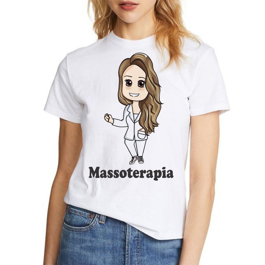 Camisa Camiseta Camiseta  Massoterapia Blusa T-shirt 926 SH. CP