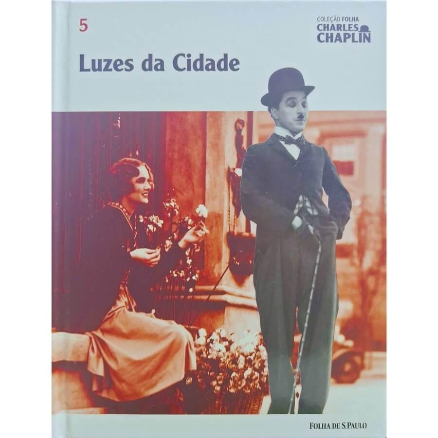 Livro/DVD Coleção Folha Charles Chaplin Vol. 5 Luzes da Cidade