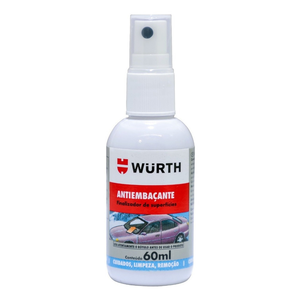 Anti Embaçante Wurth Vidro, Parabrisa Viseira Moto Box 60ml