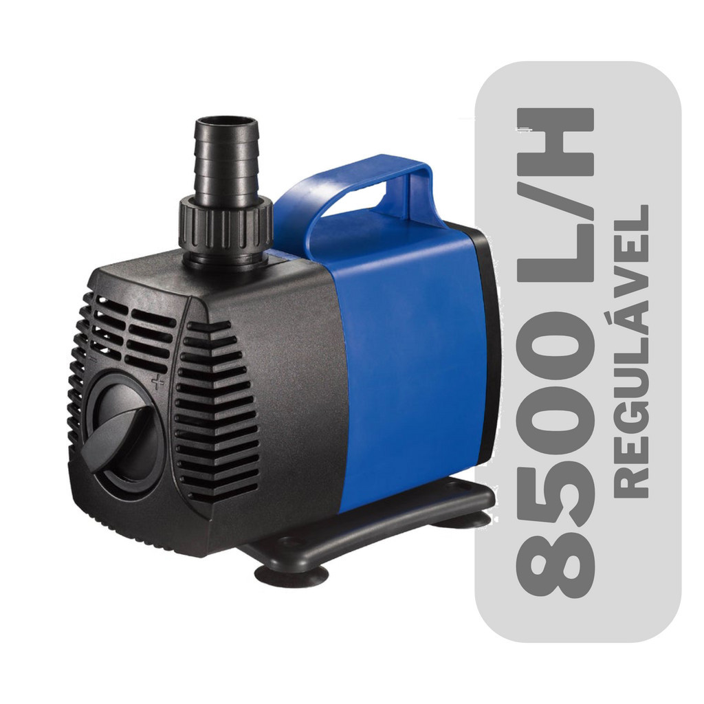 ER-8500 - BOMBA SUBMERSA COM VAZÃO DE 8500L/H PARA AQUÁRIOS, LAGOS, FONTES, HIDROPONIA, CASCATAS- 127V em Oferta na Shopee