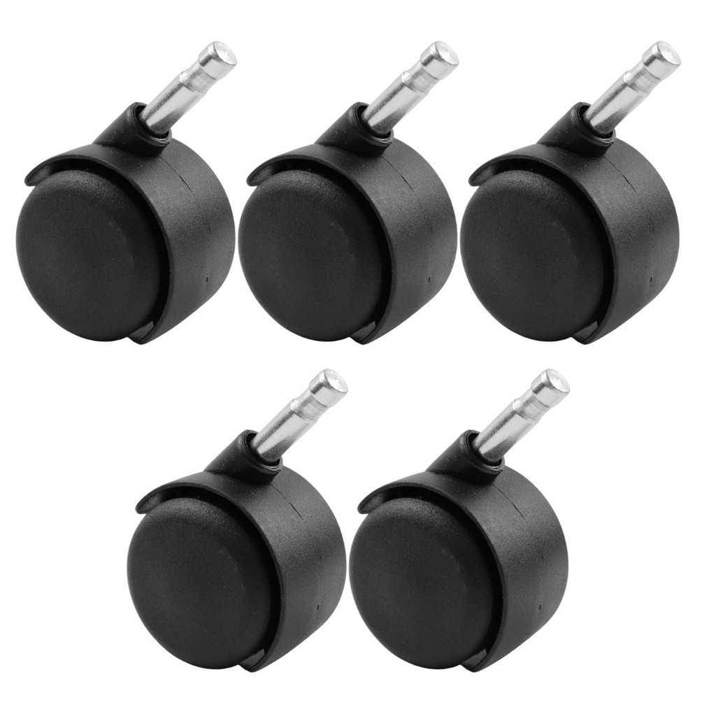 5 Rodas Rodinha Rodízio Para Cadeira De Escritório Giratória