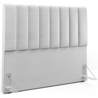 Cabeceira Cama Box Casal 140 Cm Dália W01 Facto Cinza Metalizado - Lyam Decor em Oferta na Shopee