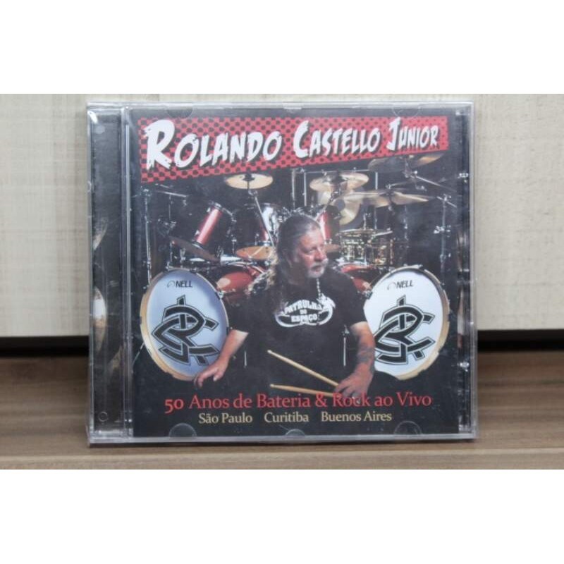 CD Rolando Castello Jr - 50 Anos de Bateria Lacrado