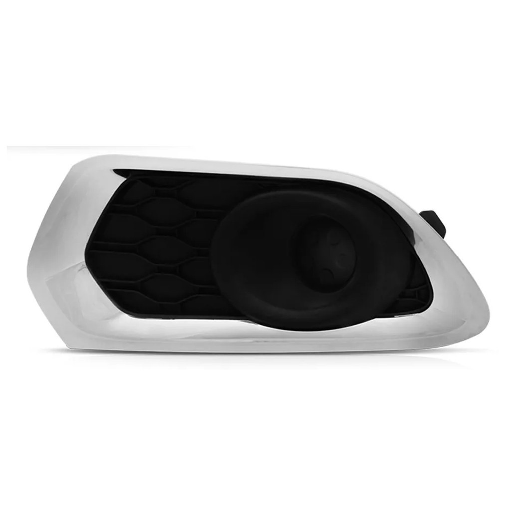Moldura Cromada Farol Milha Sandero 2016 a 2019 Esquerdo