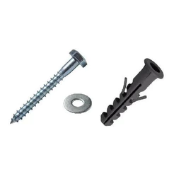 Kit Parafuso Sextavado 3/16+arruela+bucha 8mm (50pças Cada)